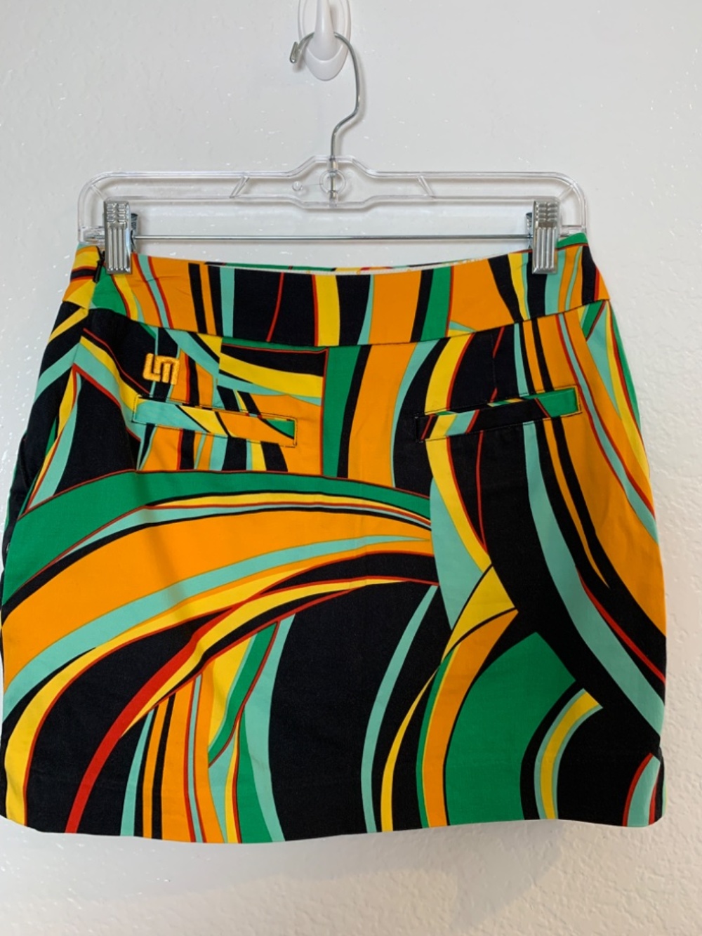 Loudmouth Ladies Golf Skort Skirt US Size 2 Preppy Pickle Ball Tennis Geometric - Picture 7 of 12